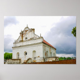 ベラルーシ・スロニム素晴らし・シナゴーグ構造 ポスター