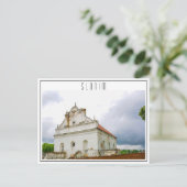ベラルーシ・スロニム・シナ素晴らしゴグ・アーキテクチャ ポストカード (スタンド正面)