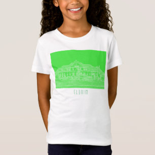 ベラルーシ スロニム 鉄道駅 アーキテクチャ スケッチ Tシャツ