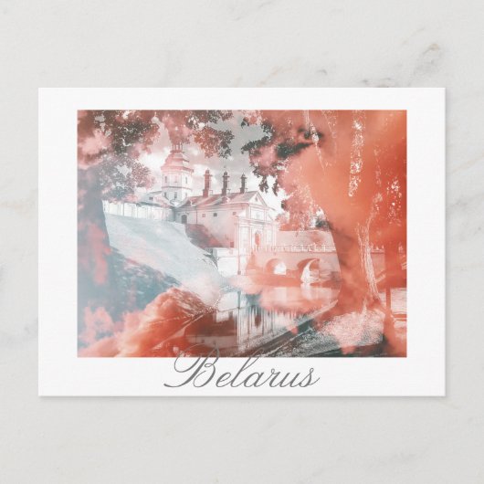 ベラルーシ ネスヴィジ宮殿 建築 ポストカード (正面)