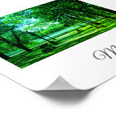 ベラルーシ・ミンスク公園生活都市景観ポスター ポスター (角)