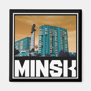 ベラルーシ・ミンスク建築都市景観マグネット マグネット