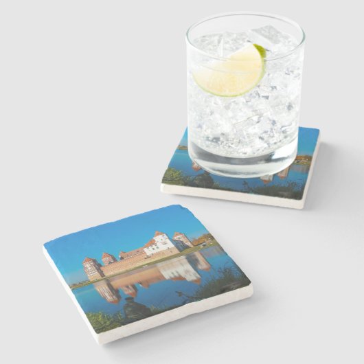 ベラルーシ ミール城 建築 ストーンコースター (横)