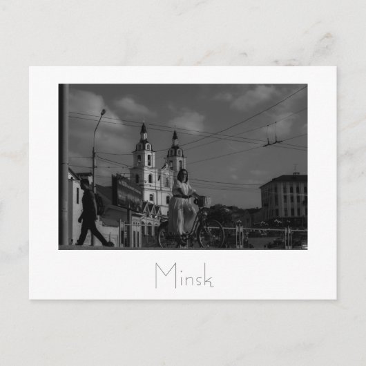 ベラルーシ 白ロシア ミンスク Мінск Минск ポストカード カード (正面)