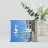 ベラルーシHrodna Grodno建築はがき シーズンポストカード (スタンド正面)