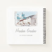 ベラルーシHrodna Grodno建築自然手帳 ノートブック (裏面)