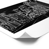 ベラルーシHrodna Grodno様式建築ポスター ポスター (角)