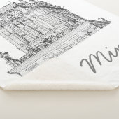 ベラルーシIラブミンスク市門建築 シェルパブランケット (3/4)