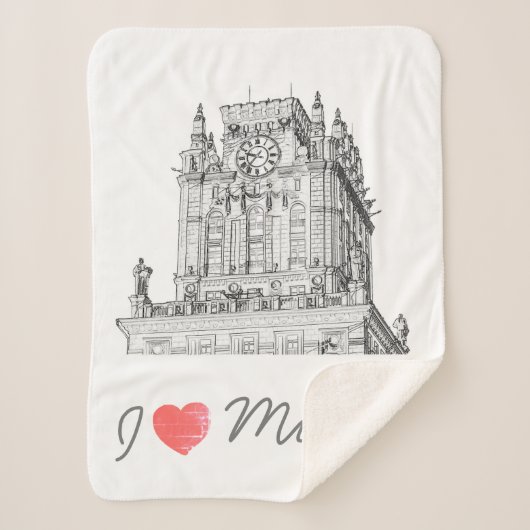 ベラルーシIラブミンスク市門建築 シェルパブランケット (正面)