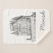 ベラルーシIラブミンスク市門建築 シェルパブランケット (正面(横))