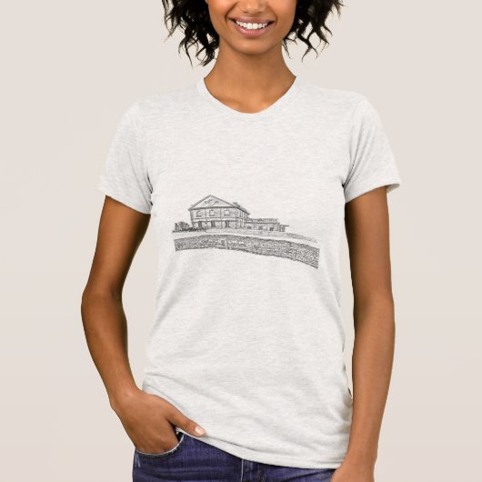 ベラルーシOrshaアーキテクチャ Tシャツ (正面)