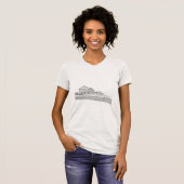 ベラルーシOrshaアーキテクチャ Tシャツ (正面フル)
