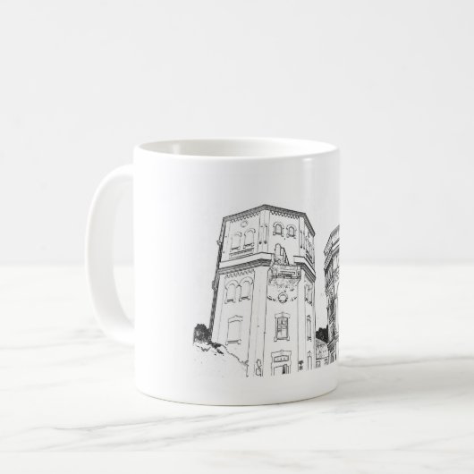 ベラルースグロドノウォータータワーズ コーヒーマグカップ (正面左)
