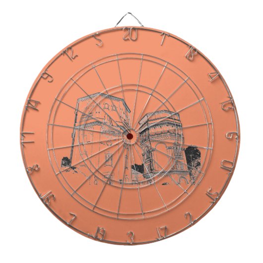 ベラルースグロドノウォータータワーズ ダーツボード (正面)