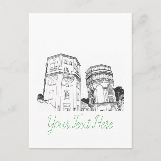 ベラルースグロドノウォータータワーズ ポストカード (正面)