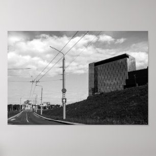 ベラルースグロドノシティスケープ市内景観ビュー建築 ポスター