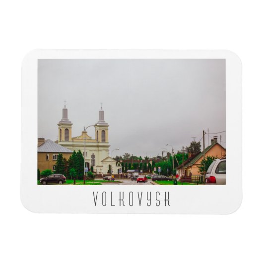 ベラルースボルコビスクヴァーカヴィスク市建築 マグネット (横)