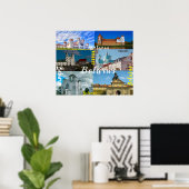 ベラルースミンスクグロドノミールキャッスルアーキテクチャー ポスター (ホームオフィス)