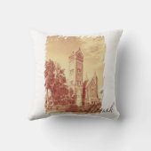 ベラルースミンスクシティーアーキテクチャ装飾用クッション クッション (裏面)