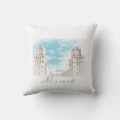 ベラルースミンスクビューアーキテクチャ装飾用クッション クッション (裏面)