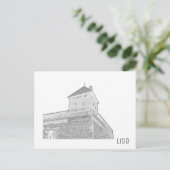 ベラルースリダシティスケープ市城建築 ポストカード (スタンド正面)