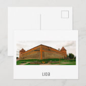 ベラルースリダシティスケープ市城建築 ポストカード (正面/裏面)