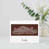 ベラルースリダシティスケープ市城建築 ポストカード (スタンド正面)