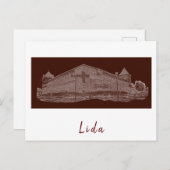 ベラルースリダシティスケープ市城建築 ポストカード (正面/裏面)