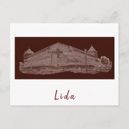 ベラルースリダシティスケープ市城建築 ポストカード