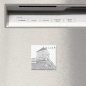 ベラルースリダシティスケープ市城建築 マグネット (インサイチュ (食洗機))