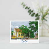 ベラルースリダシティスケープ市通り建築 ポストカード (スタンド正面)