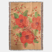 ベラレッズビューティフル スローブランケット (正面縦)