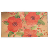 ベラレッドピローケース 枕カバー (正面右)