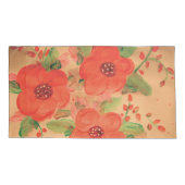 ベラレッドピローケース 枕カバー (裏面-左)