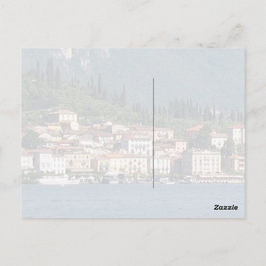 ベラージョレイクコモイタリアポストカード ポストカード (裏面)