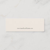 ベラーノミニイヤリング水平 スキニー名刺 (裏面)