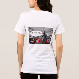 ベラ・ウォメンズ・ティーハッピーハローウィン魔猫 トライブレンドＴシャツ