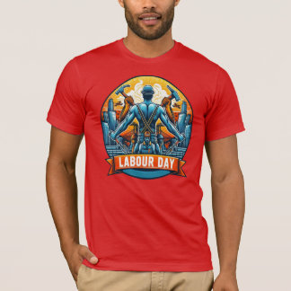 ベラ+キャンバスジャージーレーバーデイデザイン Tシャツ