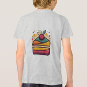 ベラ+キャンバスユーストリブレンドケーキデザイン トライブレンドＴシャツ (裏面)