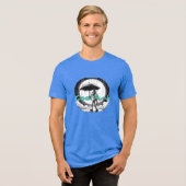 ベラ+キャンバス ジャージー 半袖Tシャツ トライブレンドTシャツ (正面全面)
