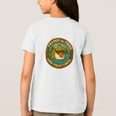 ベラ・キャンバス トリブレンド 長袖シャツ 無地 トライブレンドTシャツ (裏面)