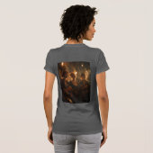 ベラ+キャンバス 女性スリムフィットTシャツ Tシャツ (裏面フル)