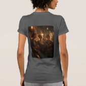 ベラ+キャンバス 女性スリムフィットTシャツ Tシャツ (裏面)