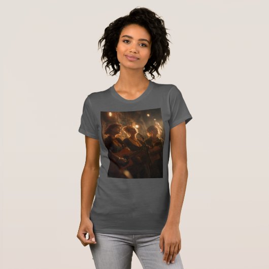 ベラ+キャンバス 女性スリムフィットTシャツ Tシャツ (正面フル)