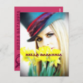 ベラ – フラワーズ – はがき (正面/裏面)