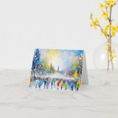 ベラ・ブラウン　来たれ、信仰の徒よ カード (黄色い花)