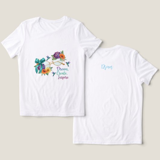 ベラ レディース トリブレンド Tシャツ (デザイン正面&裏面)