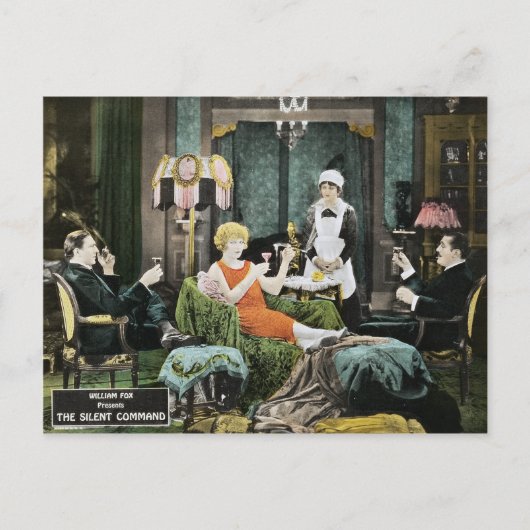 ベラLugosi -静かな命令 ポストカード (正面)