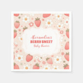 ベリお洒落ースイートピンク スタンダードカクテルナプキン (正面)