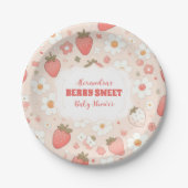 ベリお洒落ースイートピンク ペーパープレート (正面)